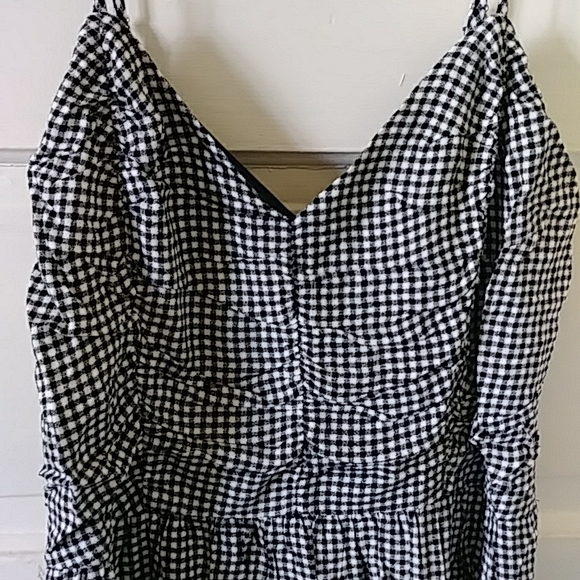 NWOT Maurices Black Gingham Dress - Picture 3 of 6